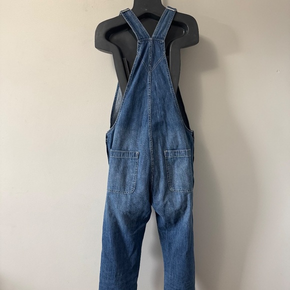 GAP Women's slouchy overall indigo Blue Denim Overall Sz small - Picture 2 of 10